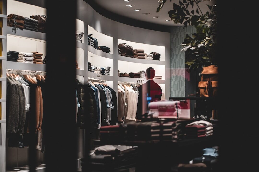 luxury fashion showroom interior