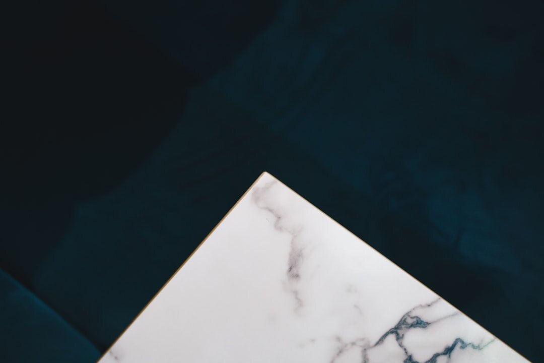 luxury perfume bottle on marble
