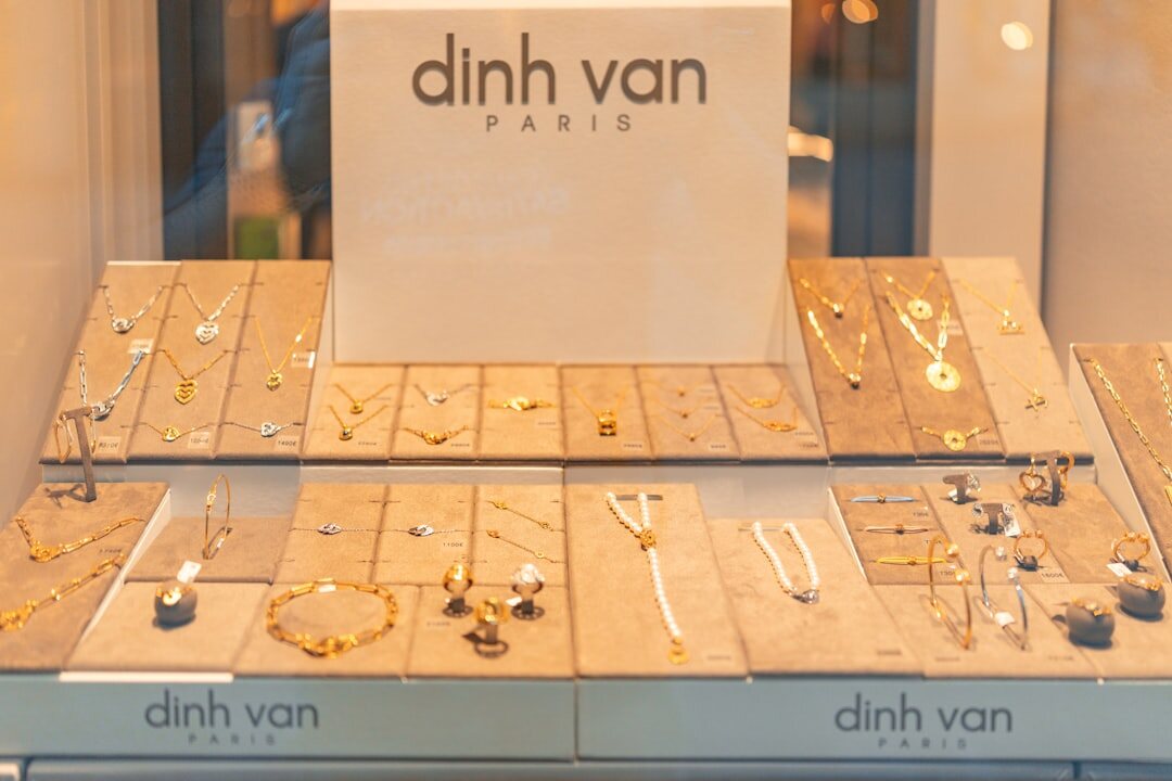 luxury store window display