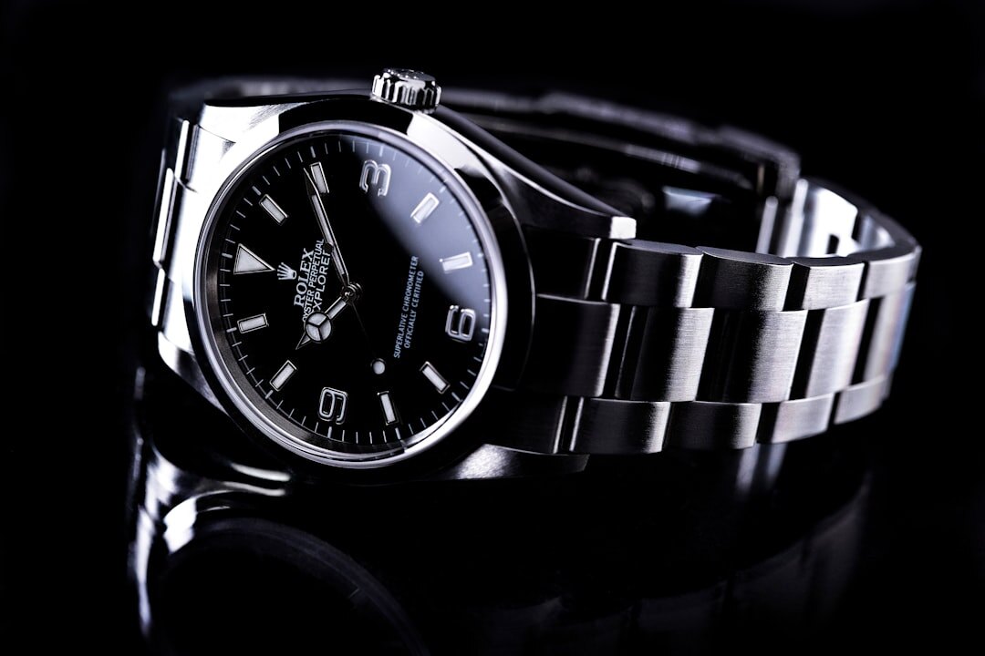 luxury watch close up